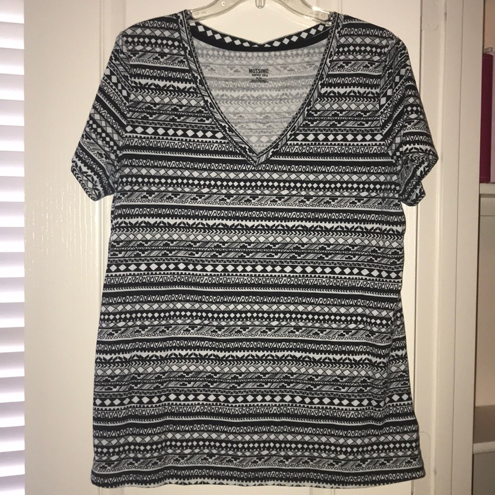 Aztec v-neck